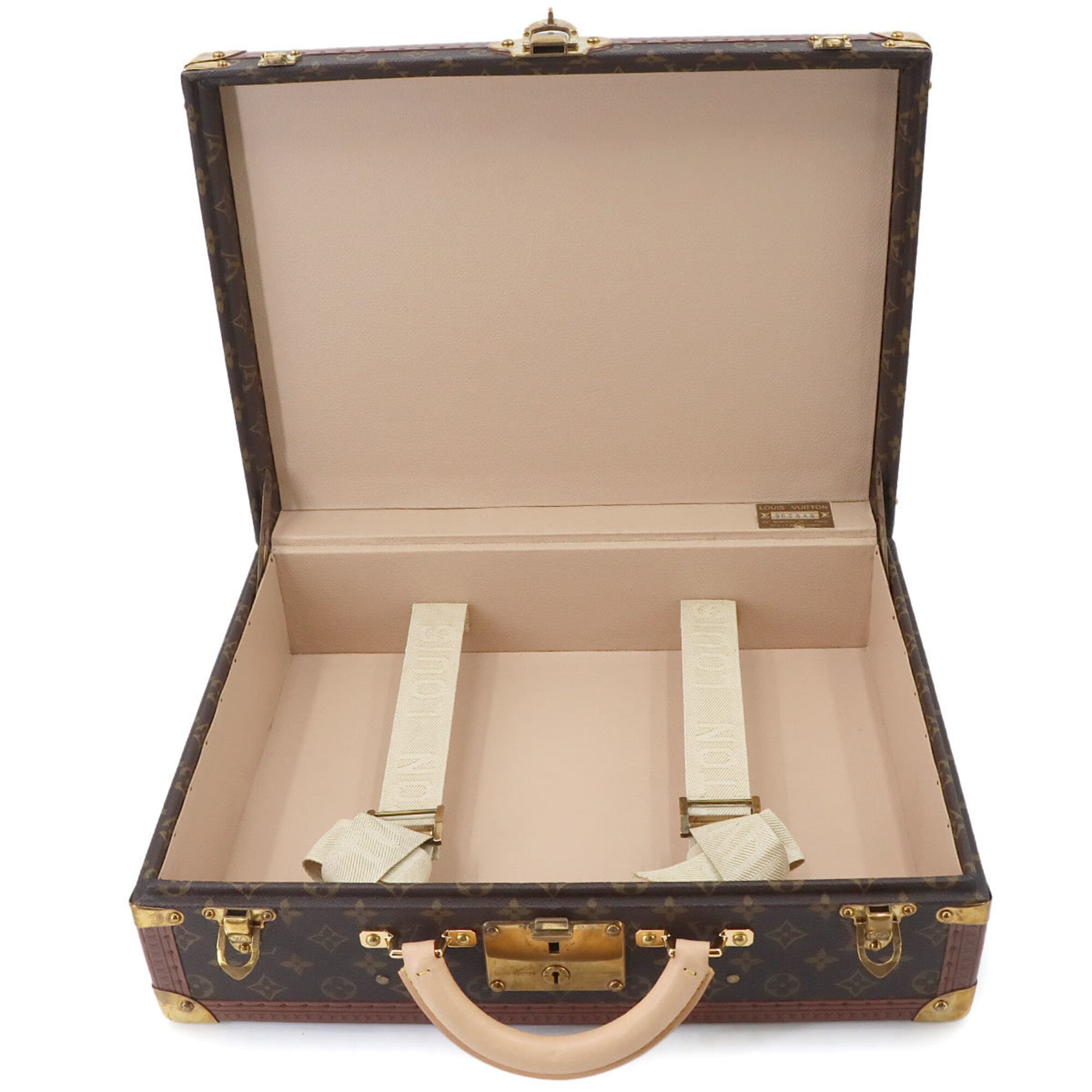Louis Vuitton Monogram Cotoville 45 Trunk Case Handbag Brown M21423 — Like New