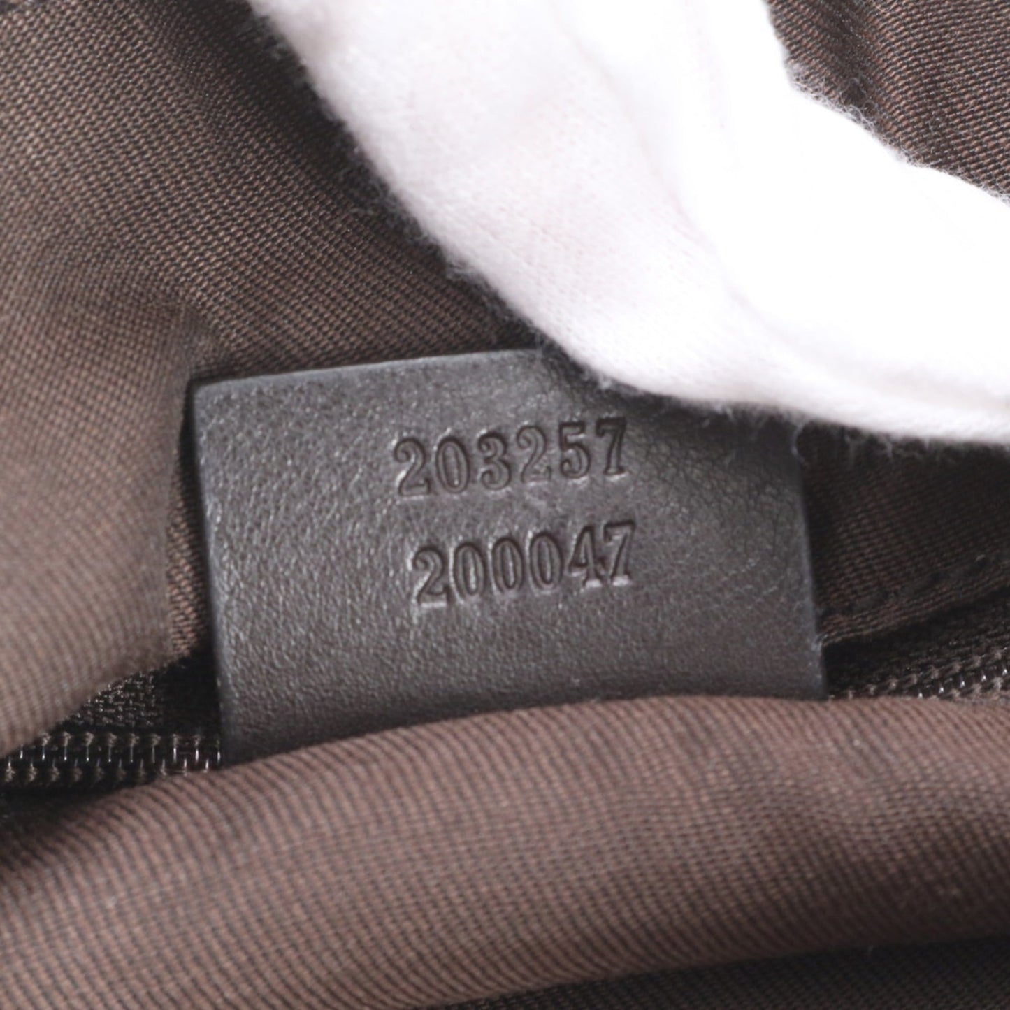 Gucci GG Canvas Abby 203257 Leather Shoulder Bag, Handbag, Brown, Women's