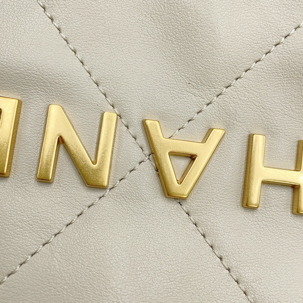 Chanel handbag CHANEL 22 Matelasse Small Shiny Calfskin AS3260 for women — Like New