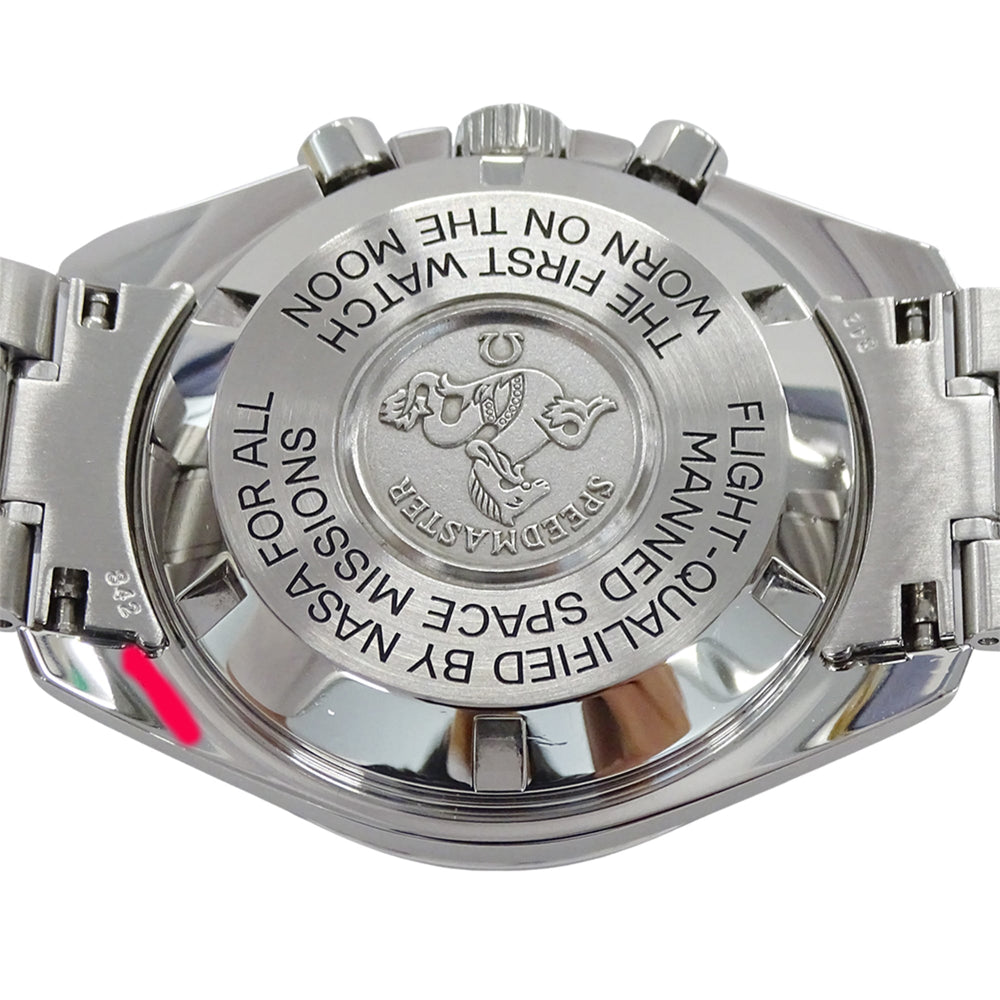Omega Speedmaster 3597.11.00 Men's Watch, Brand: Missions Apollo Chronograph, Manual Winding, Stainless Steel (SS), Silver & Black — Good