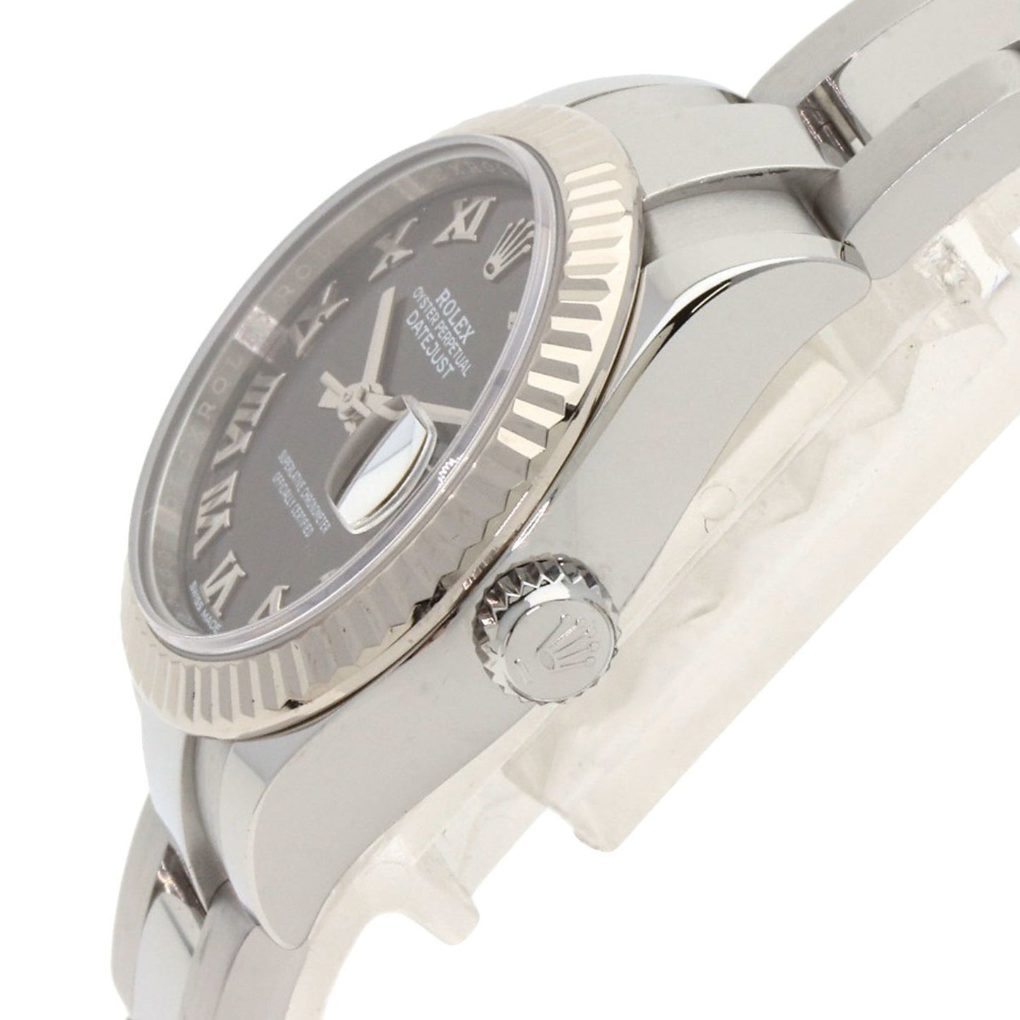 Rolex 279174 Datejust 28 Watch Stainless Steel SS K18WG Ladies ROLEX