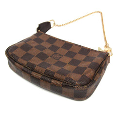 Louis Vuitton Damier Mini Pochette Accessoires T&B N58011 Women's Handbag Ebene — Like New