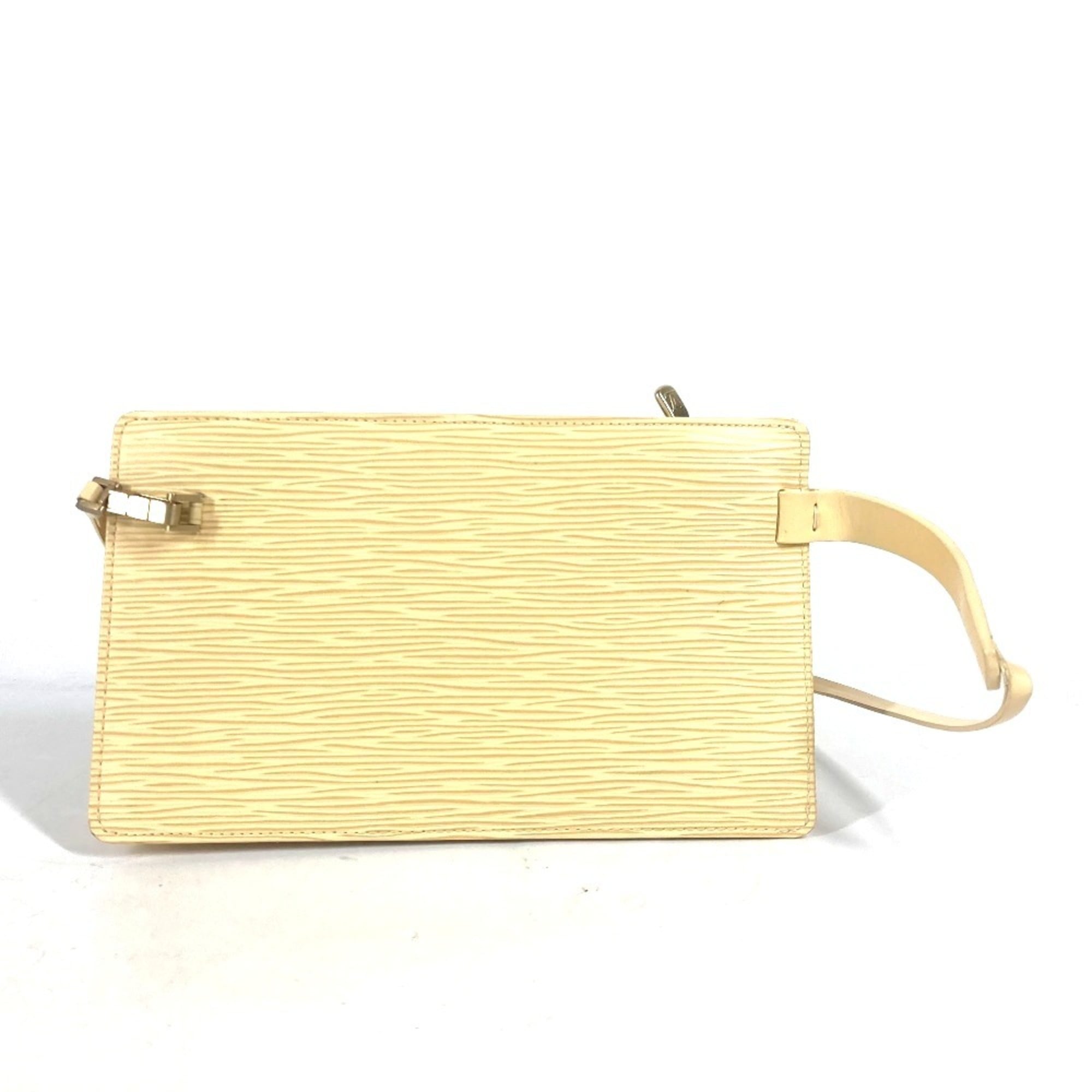 LOUIS VUITTON M5292A Epi Rochelle Belt Bag, Body Waist Pouch, Leather, Women's, Vanille, Yellow, G-240610-66 — Like New