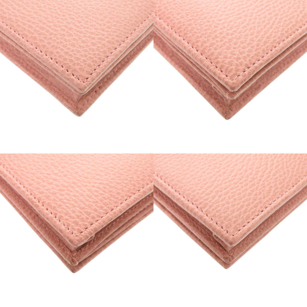 Unused Gucci Swing 368231 Leather Pink Shoulder Wallet Bag 0828GUCCI — Like New