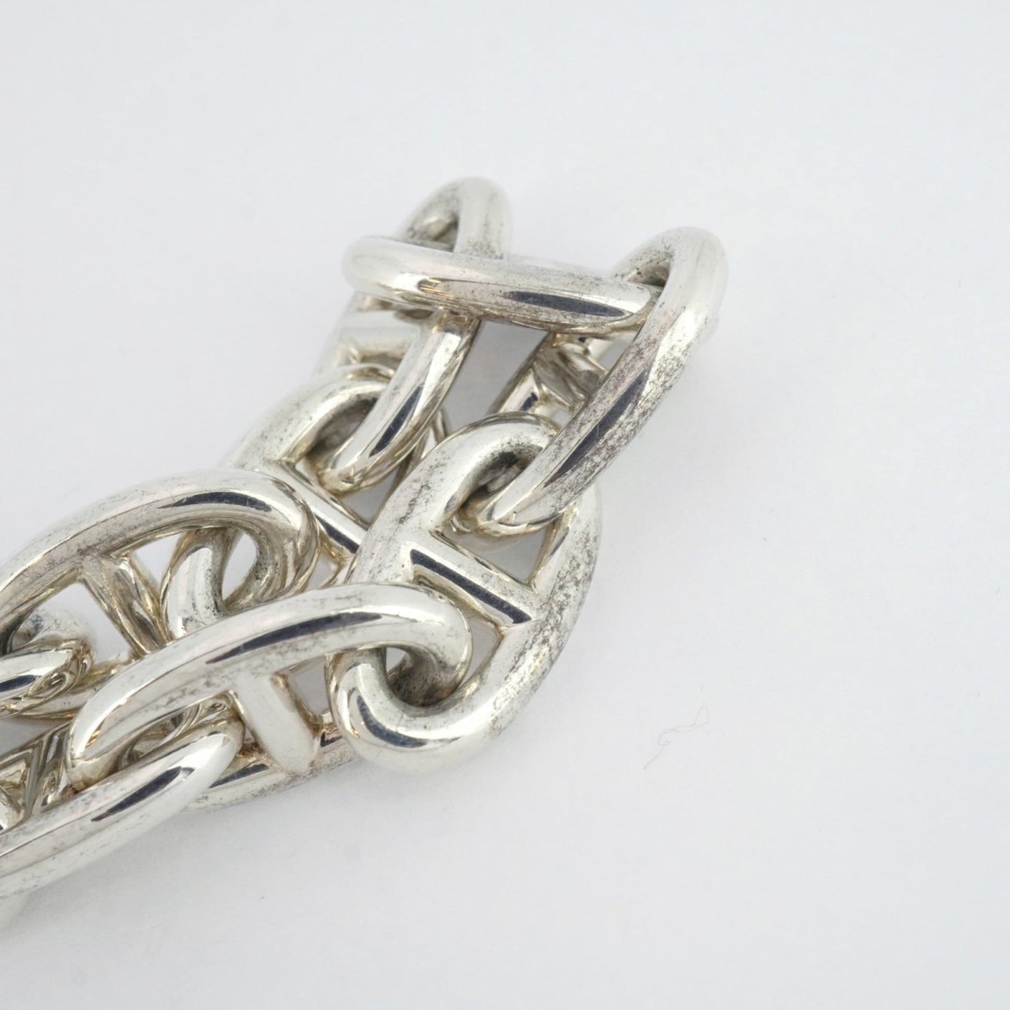 Hermes Hermès Chaine d'Ancre GM Bracelet, 14 links, 925 silver, for men and women