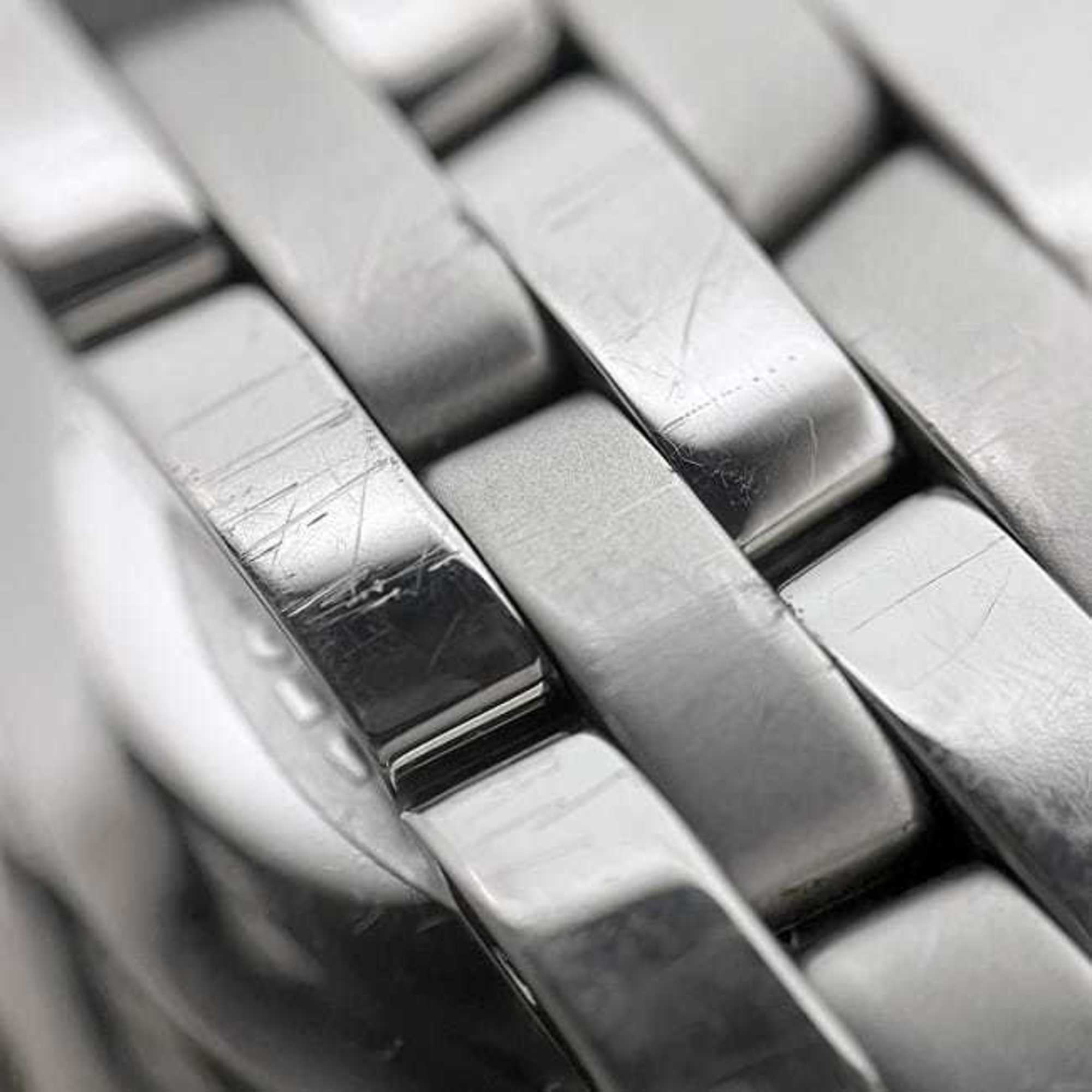 Gucci 5500M Watch f-24297 Silver White YA055305 Men's Stainless Steel Quartz 0163*** GUCCI Battery-Operated Dial Analog Date