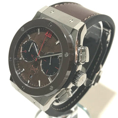 Hublot 521.NC.0589.VR.OPX14 Forbidden X Automatic with cigar box Wristwatch Silver Brown belt — Like New