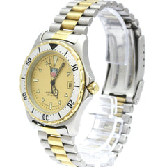 TAG HEUER 2000 Professional Gold Plated Steel Quartz Mens Watch 974.006R — Good