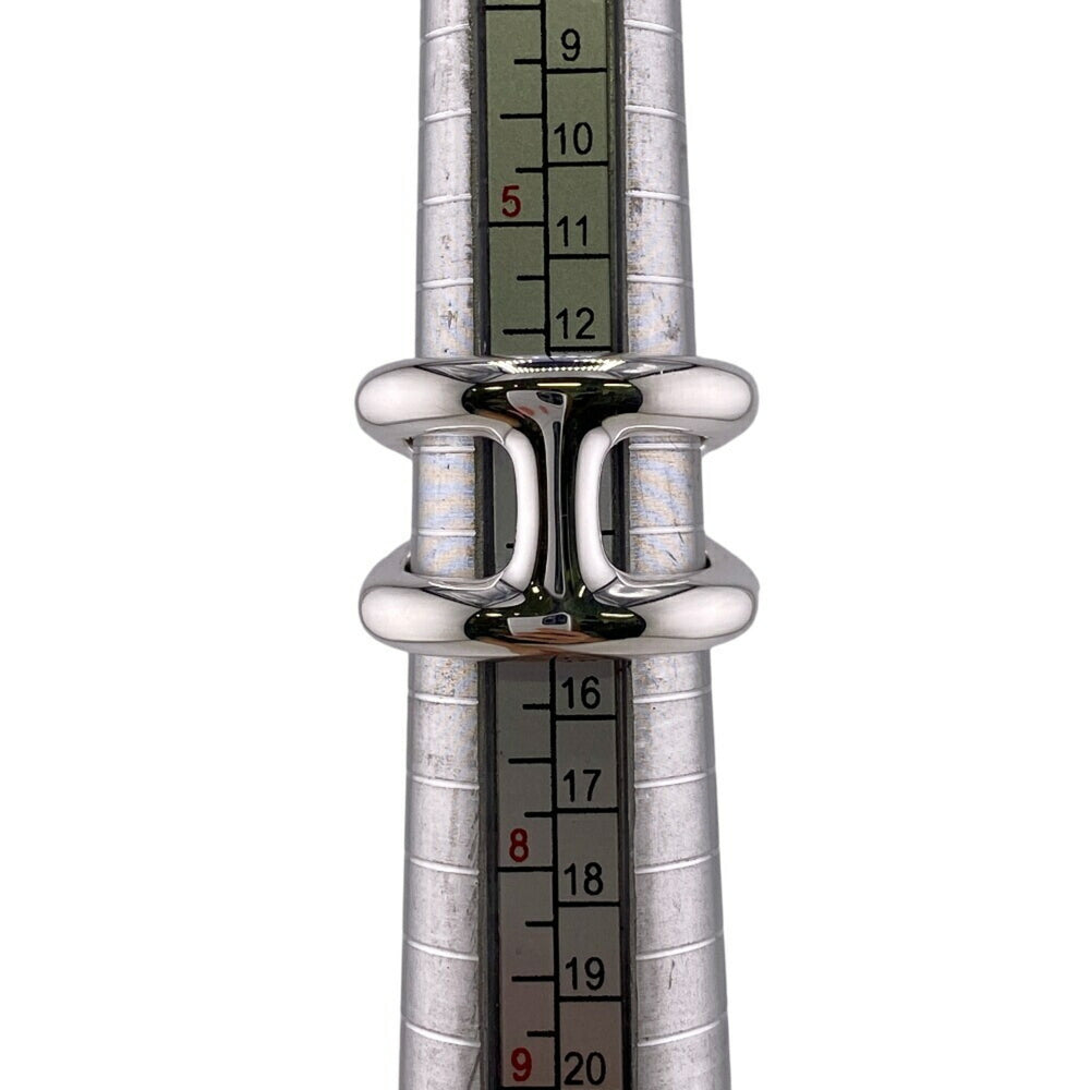 HERMES Osmoz GM Ring Silver Ladies — New - Store Return