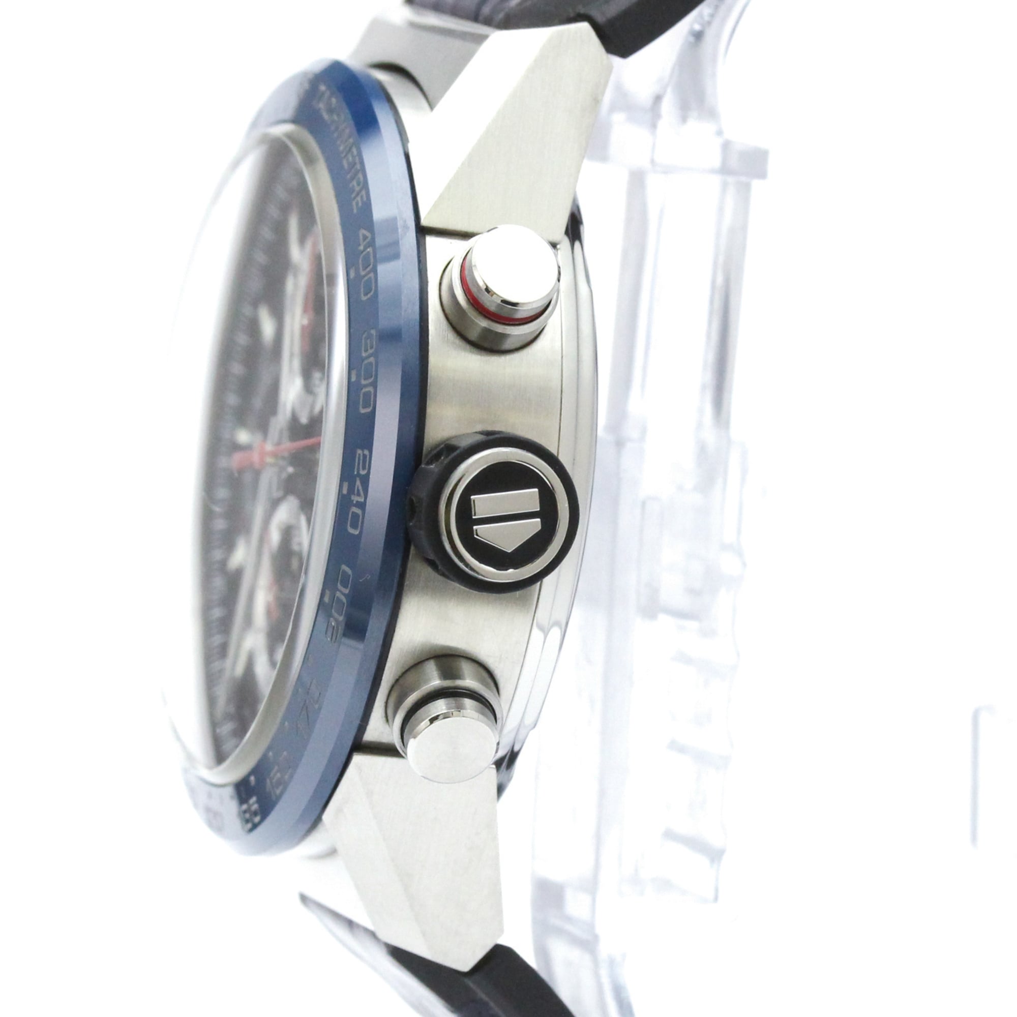 TAG HEUER Carrera Caliber Heuer 01 Chronograph Watch CAR201T Polished — Very Good
