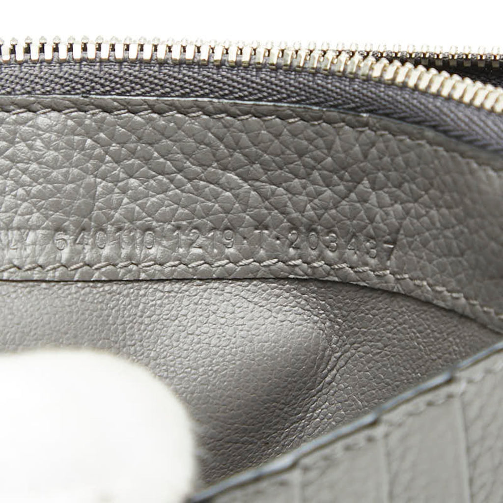 Balenciaga Neo Classic Fragment Case 640110 Gray Leather Women's BALENCIAGA