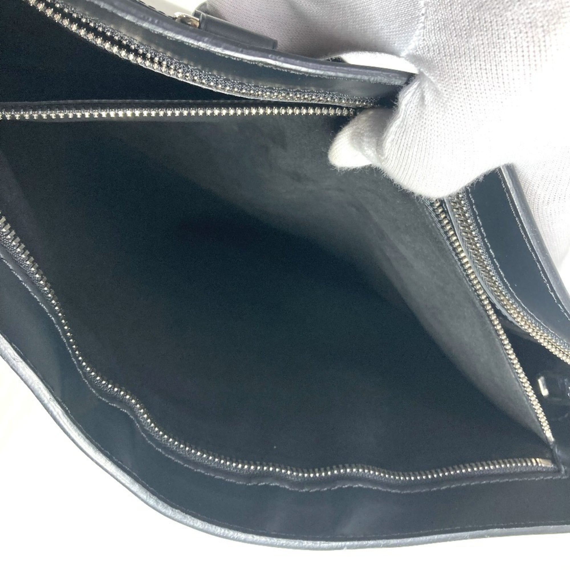 LOUIS VUITTON M58847 Epi Brooks Tote Bag Handbag Shoulder Business Leather Men's Noir Black — Like New