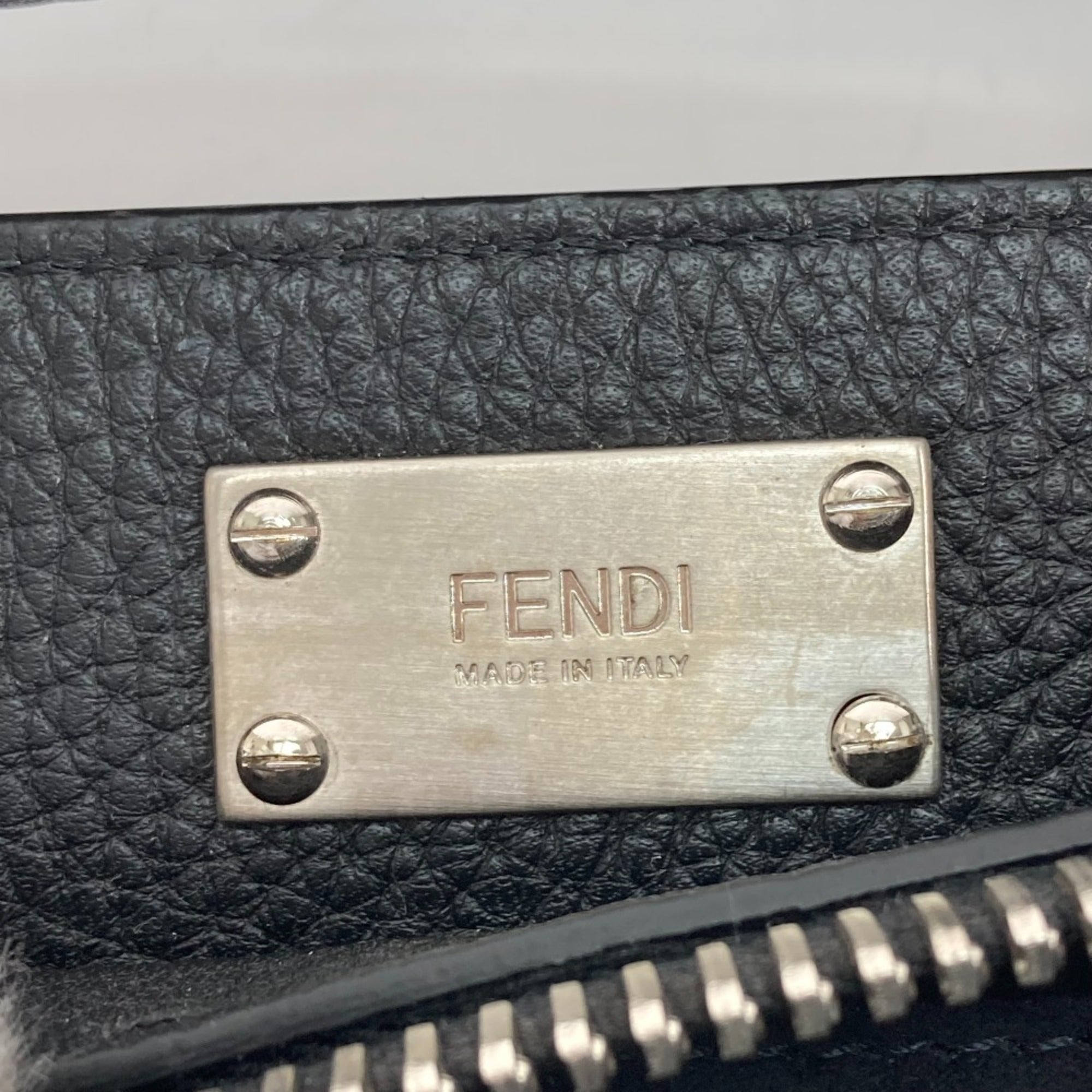 Fendi 7VA406 Shoulder Bag Crossbody bag 2WAY business bag Tote Bag Hand Bag Black — Like New