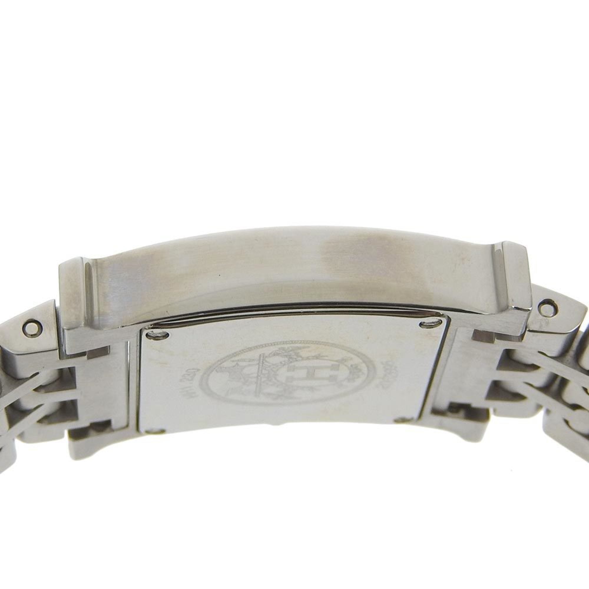 Hermes HERMES H Watch Wristwatch Diamond Bezel HH1.230 Stainless Steel Quartz Analog Display Silver Dial Women's — Very Good