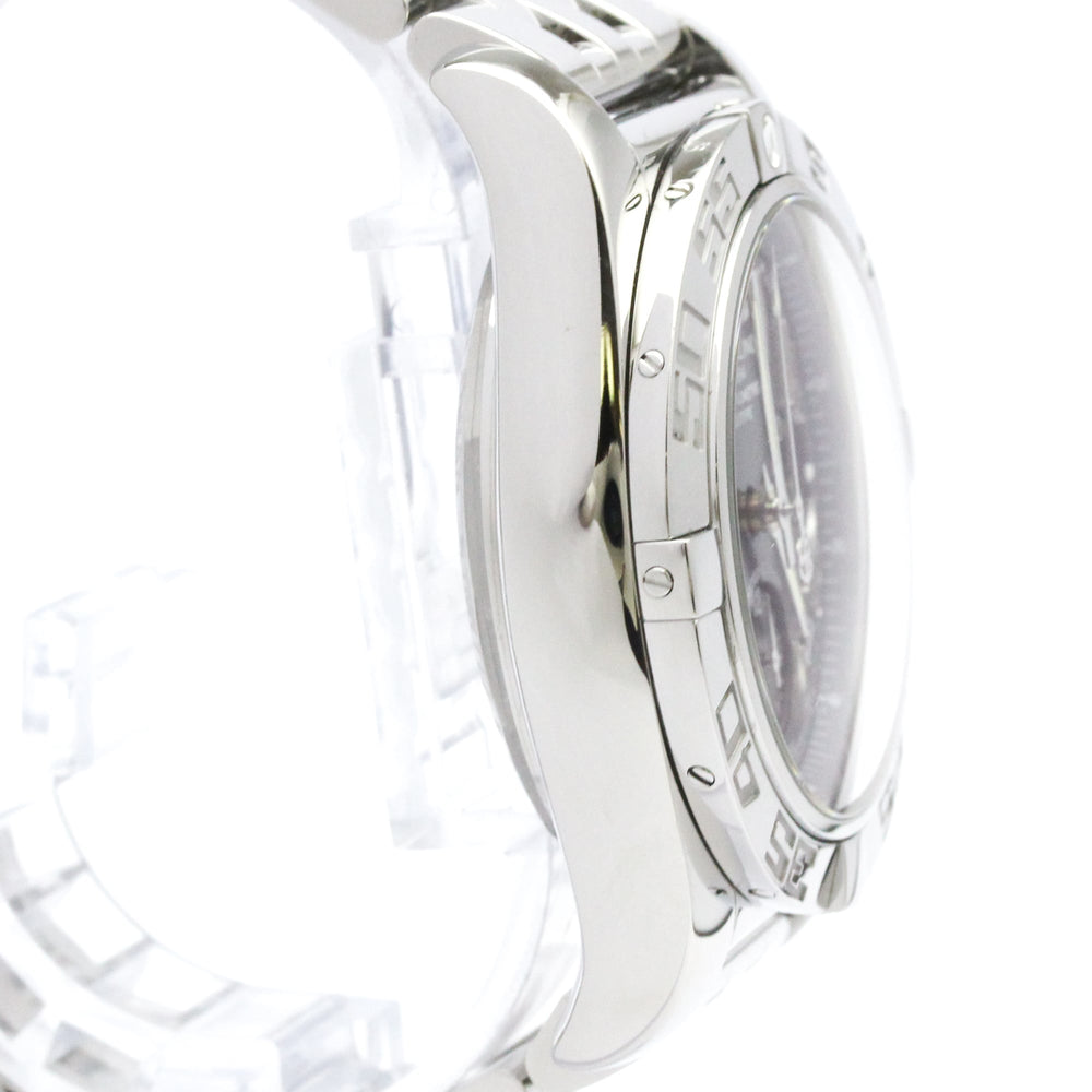 BREITLING Chronomat 44 Japan LTD MOP Steel Mens Watch AB0111 Polished — Very Good