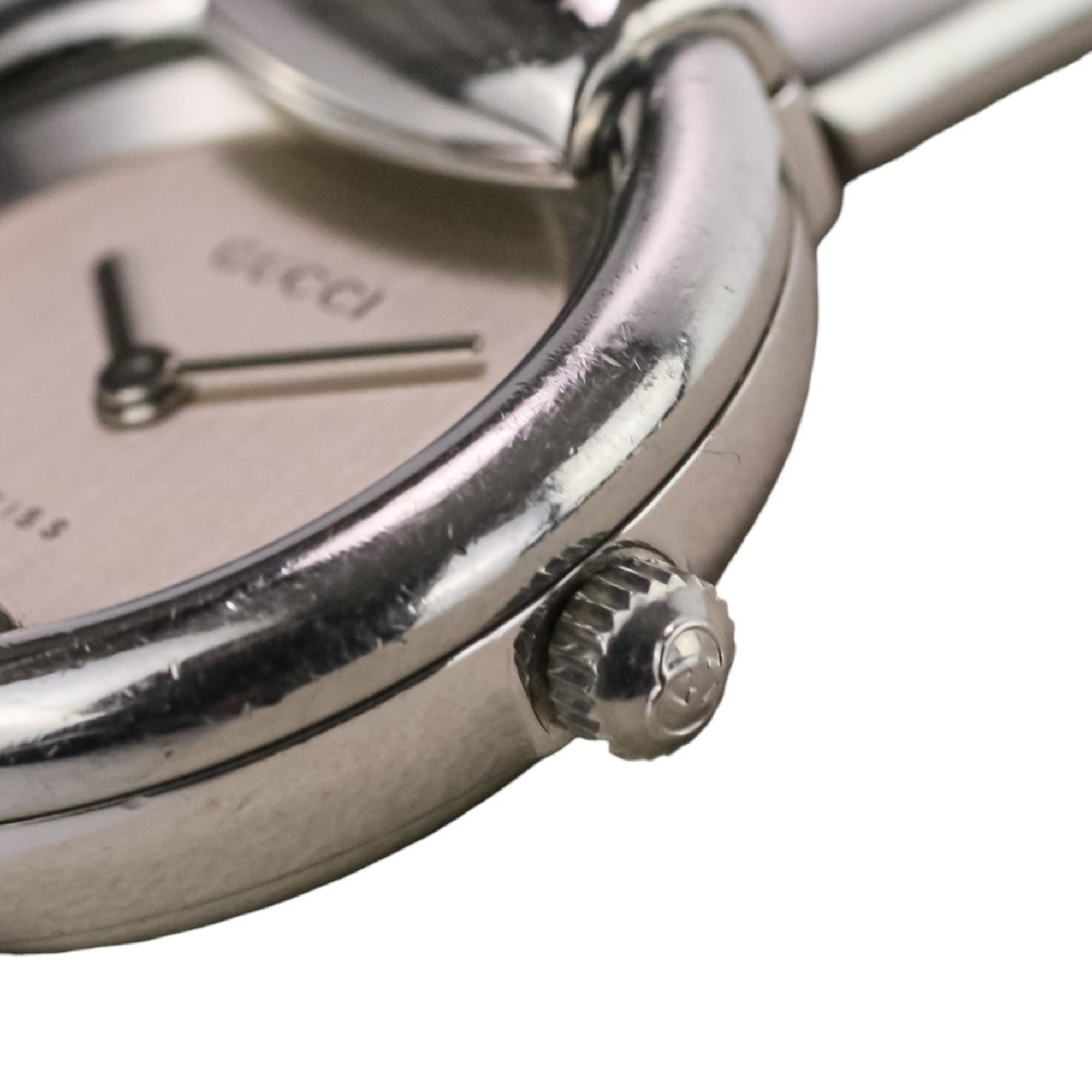 GUCCI Quartz Watch Bangle 1400L Silver Dial Women's — Very Good