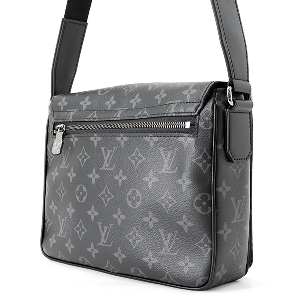 Louis Vuitton Shoulder Bag Monogram Eclipse District PM NV3 M46255 LOUIS VUITTON Men's Black Handbag — Like New