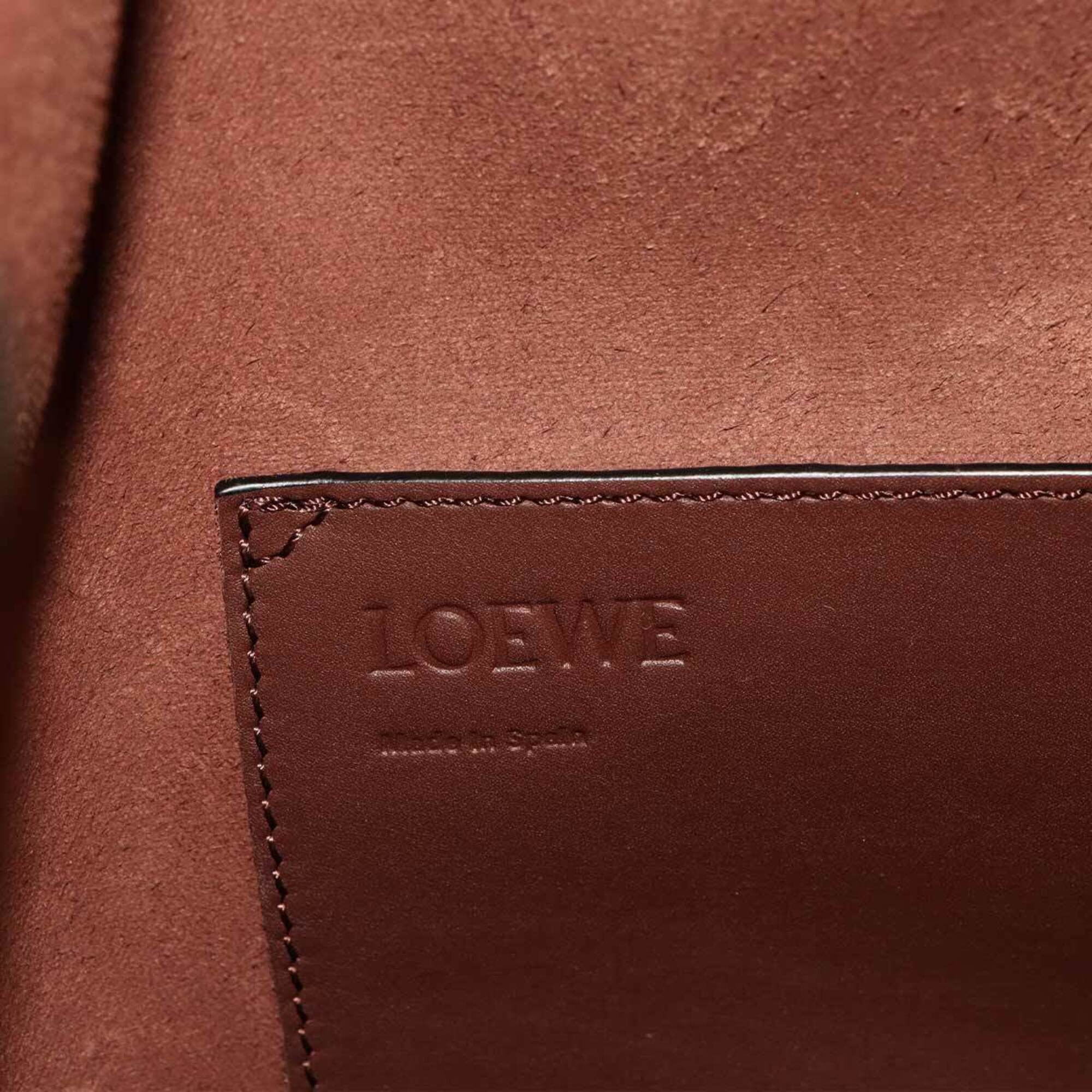 Loewe Balloon Medium 2-way Hand/Shoulder Handbag, Leather, Brown — Like New