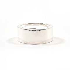 GUCCI Branded Cutout G Ring, Sterling Silver 925, Size 10, Silver, Women's — Like New