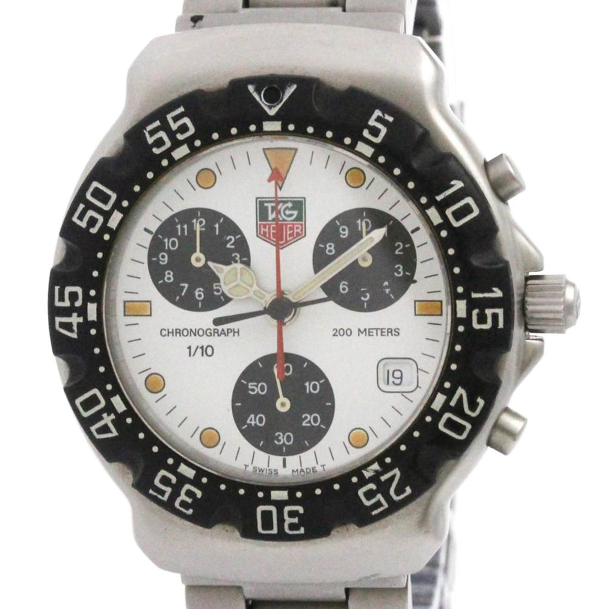 TAG HEUER 2000 Formula 1 Chronograph Steel Quartz Mens Watch CA1212 — Good