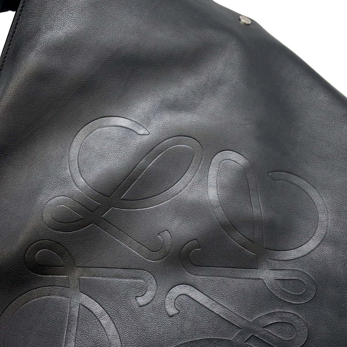 Loewe Anagram Leather Backpack, Shopper Bag, 2-Way Tote Black