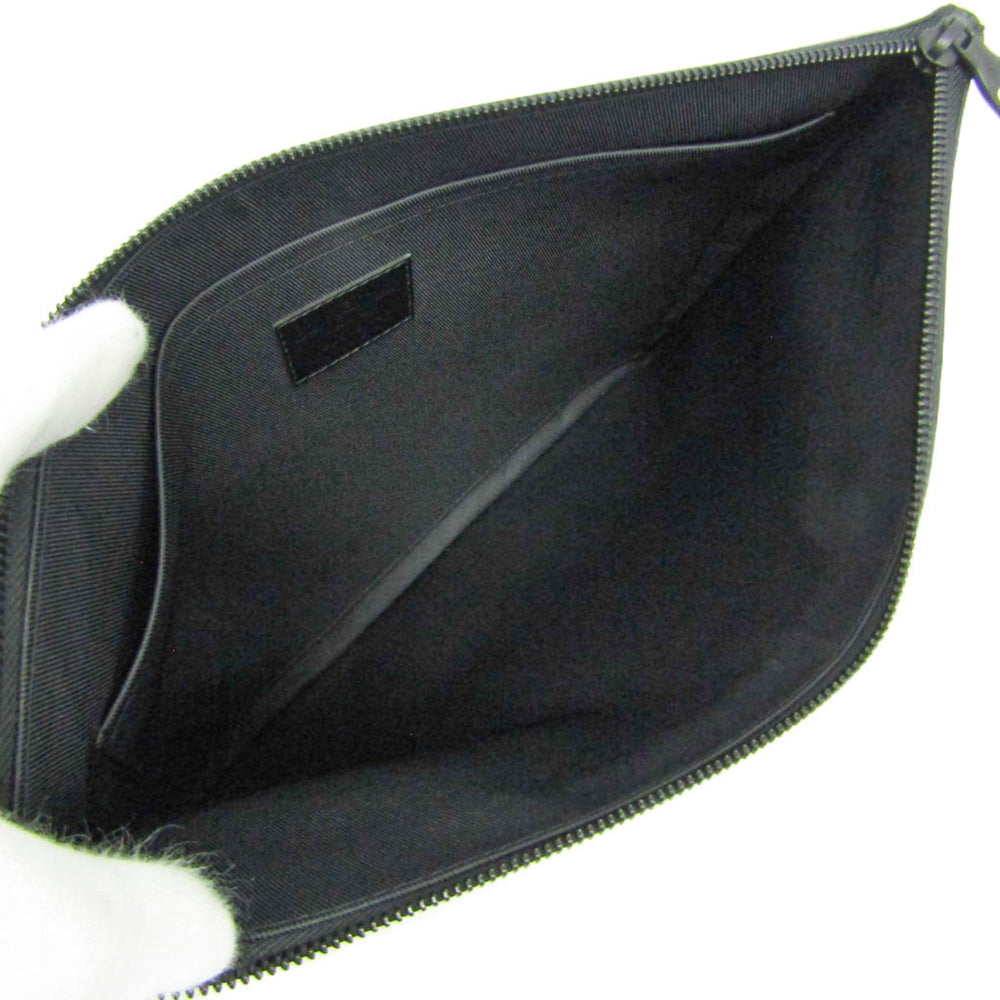 Louis Vuitton Taiga Rainbow Pochette M30347 Men,Women Clutch Bag Black,Multi-color — Like New