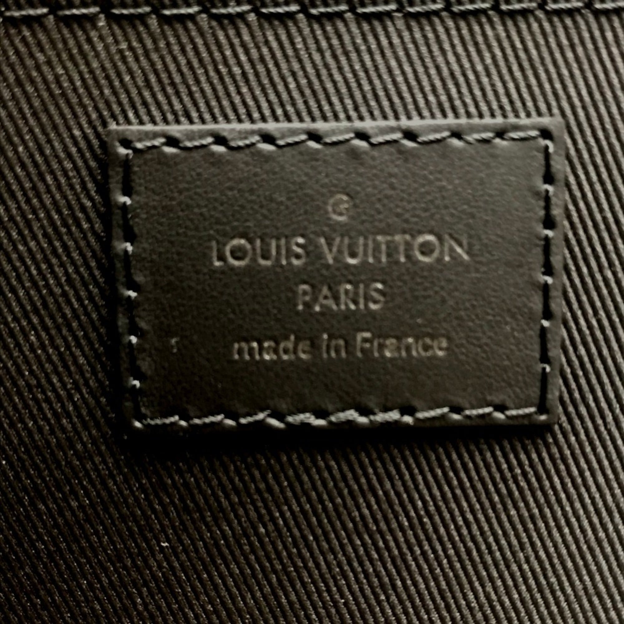 LOUIS VUITTON N60390 Damier Giant Pochette Jour NIGO collaboration clutch bag canvas men's Ebene brown — New - Store Return