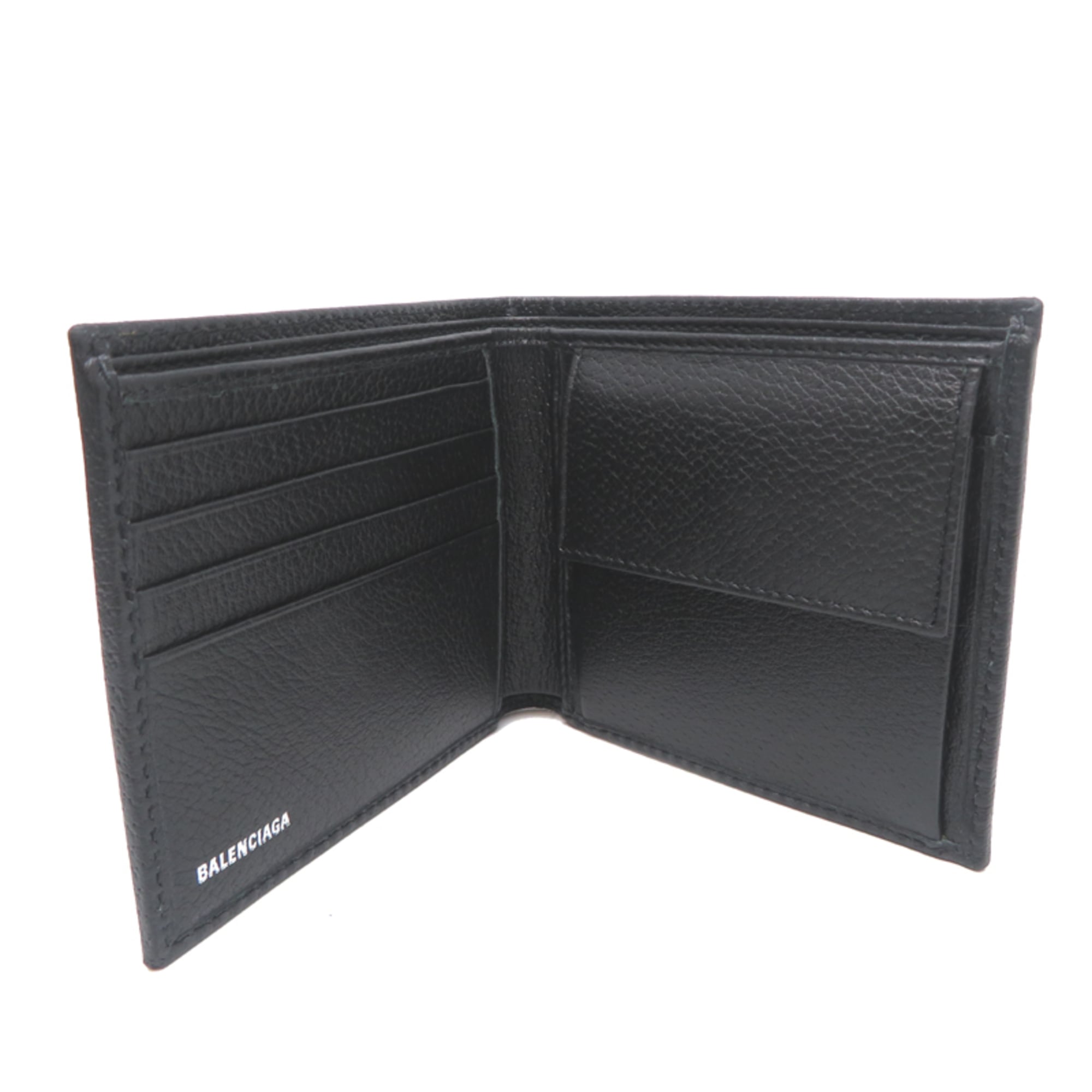 Balenciaga x Gucci The Hacker Project Men's Bifold Wallet 680430 Canvas Black