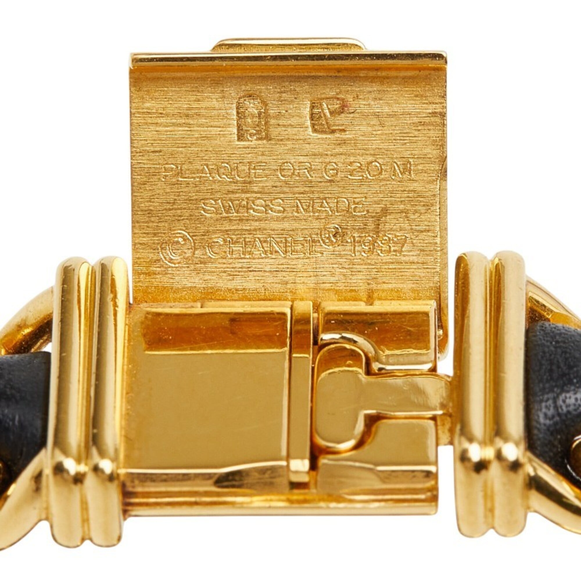 Chanel Première M Watch H0001 Quartz Black Dial Plated Leather Onyx Women's CHANEL — Good