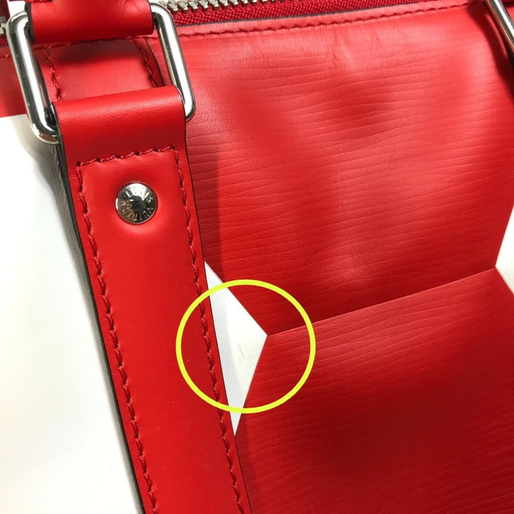 LOUIS VUITTON M52121 Epi 2018 FIFA World Cup Soccer Ball Keepol Bandouliere 50 Bag Boston Leather Men's Red O-230530-1 — New - Store Return