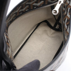 Goyard Boheme Mini Hobo Bag Handbag - Coated Canvas Leather Women's Black, White, Brown — New - Store Return