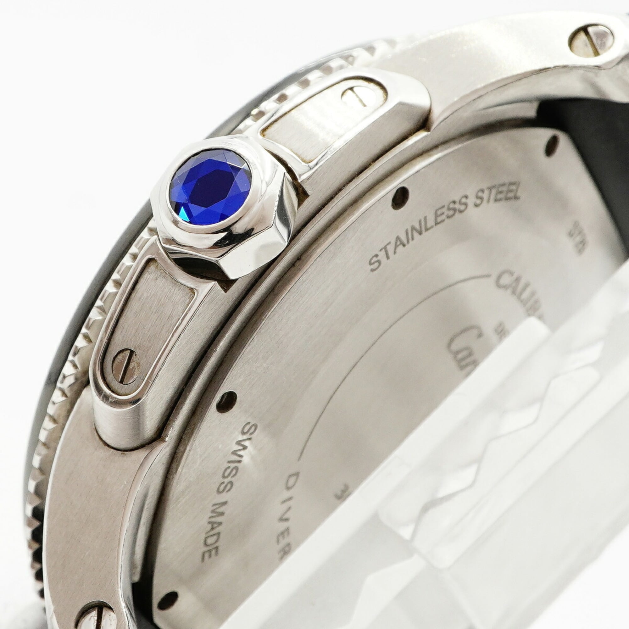 Cartier Calibre Diver 300M W7100056 Black Dial Men's Watch — Good