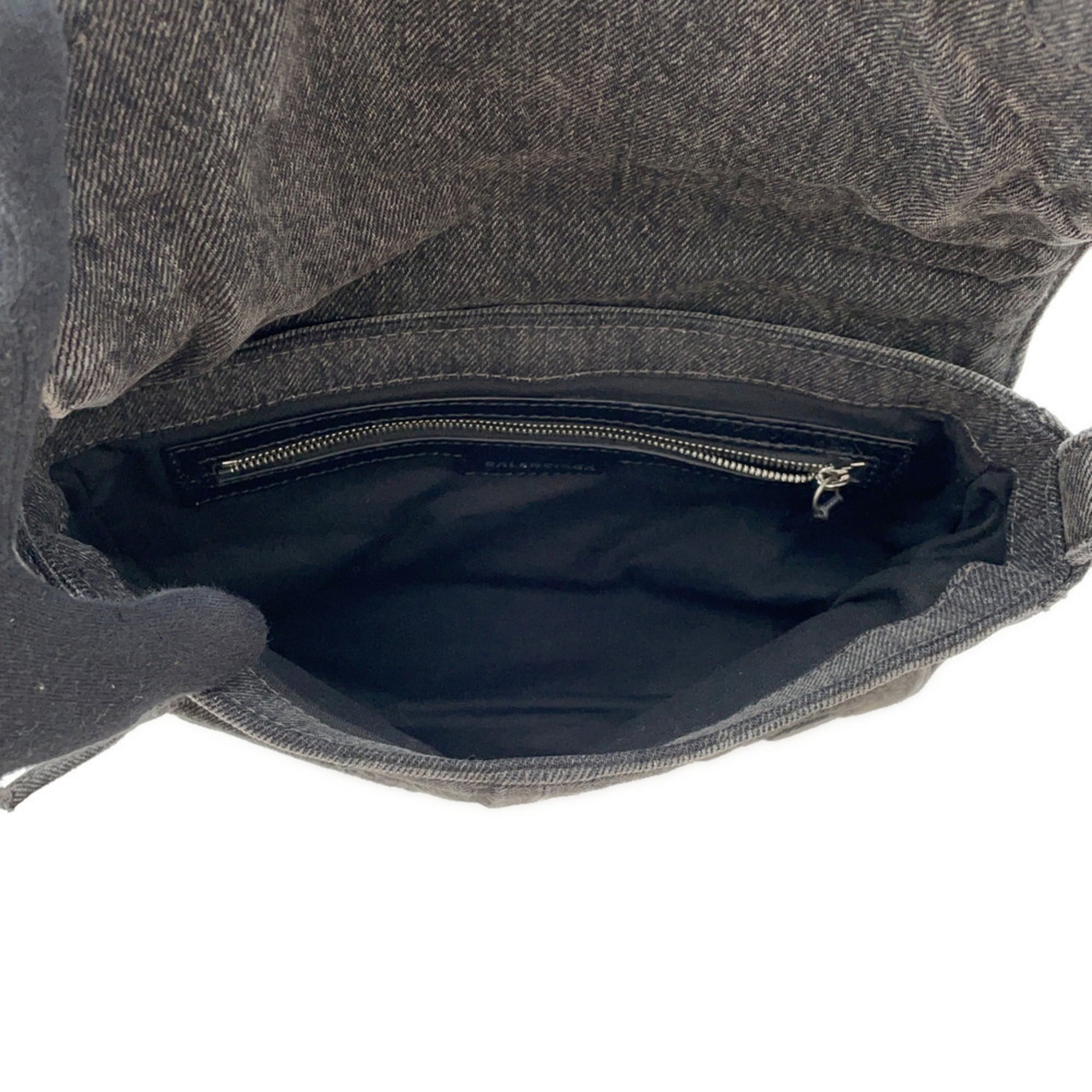 Balenciaga Le Cagoule XS Denim Shoulder Bag 719082 BALENCIAGA