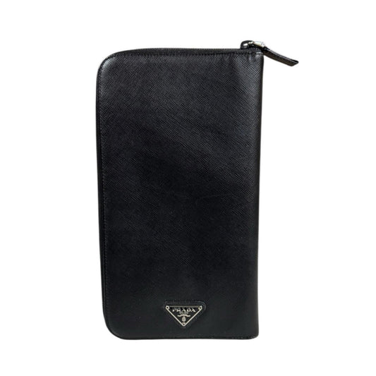 Prada long wallet leather men's PRADA