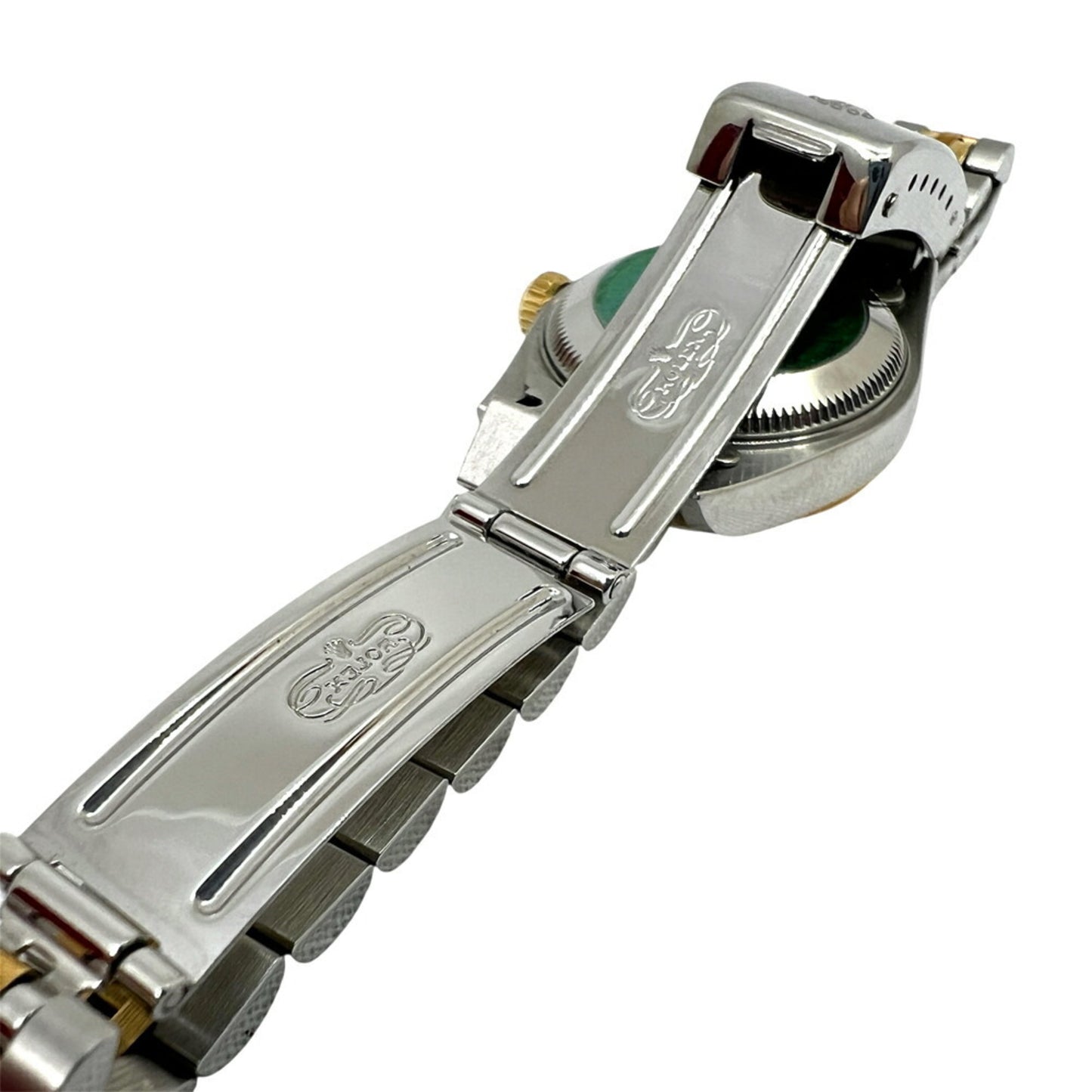 ROLEX Rolex Datejust Shell Dial K18 Stainless Steel Automatic Watch 79173 Women's Diamond Yellow with Two Diamonds