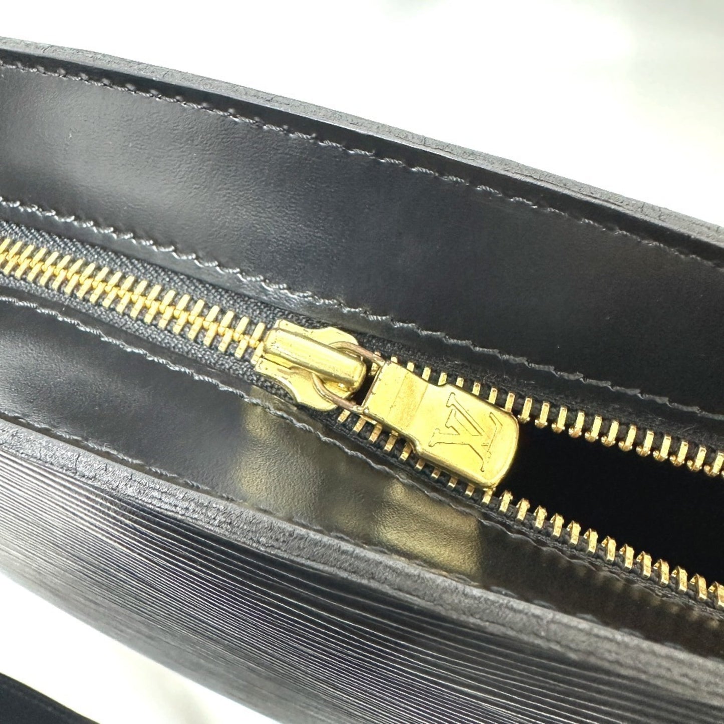 LOUIS VUITTON M52262 Saint-Jacques Shopping Shoulder Tote Bag, Epi Leather, Women's, Noir, Black