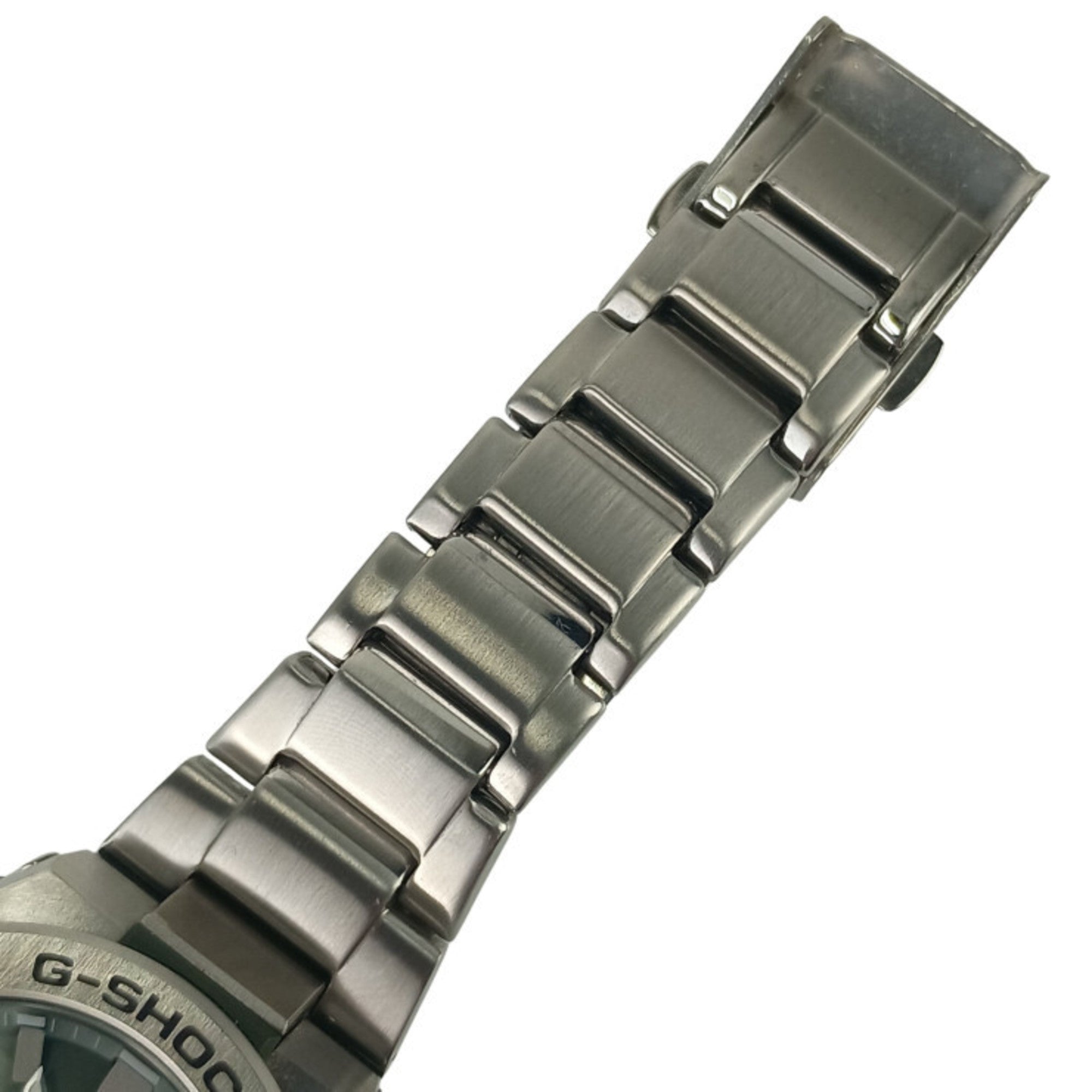 CASIO GSHOCK GSTEEL GSTB500 Series Watch (GSTB500AD3AJF) Khaki Dial Silver Resin/Stainless Steel Men's — Very Good