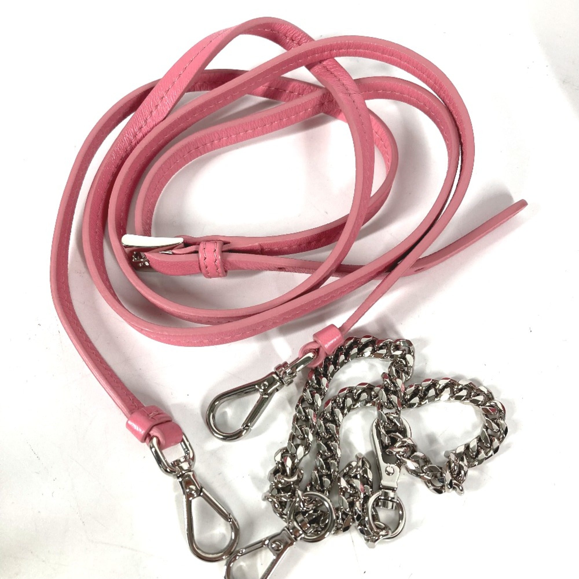 PRADA Chain Crossbody 3WAY Pochette Shoulder Bag pink — Like New