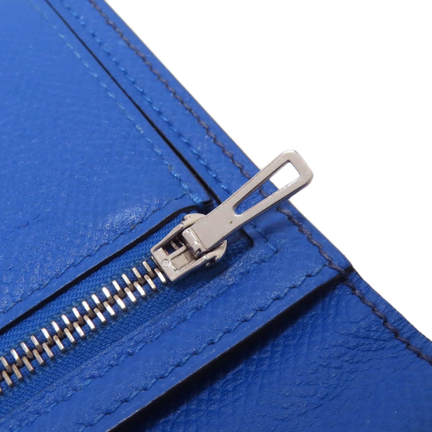 Hermes Hermès Bearn Soufflet Silver Hardware Long Wallet Epson Women's