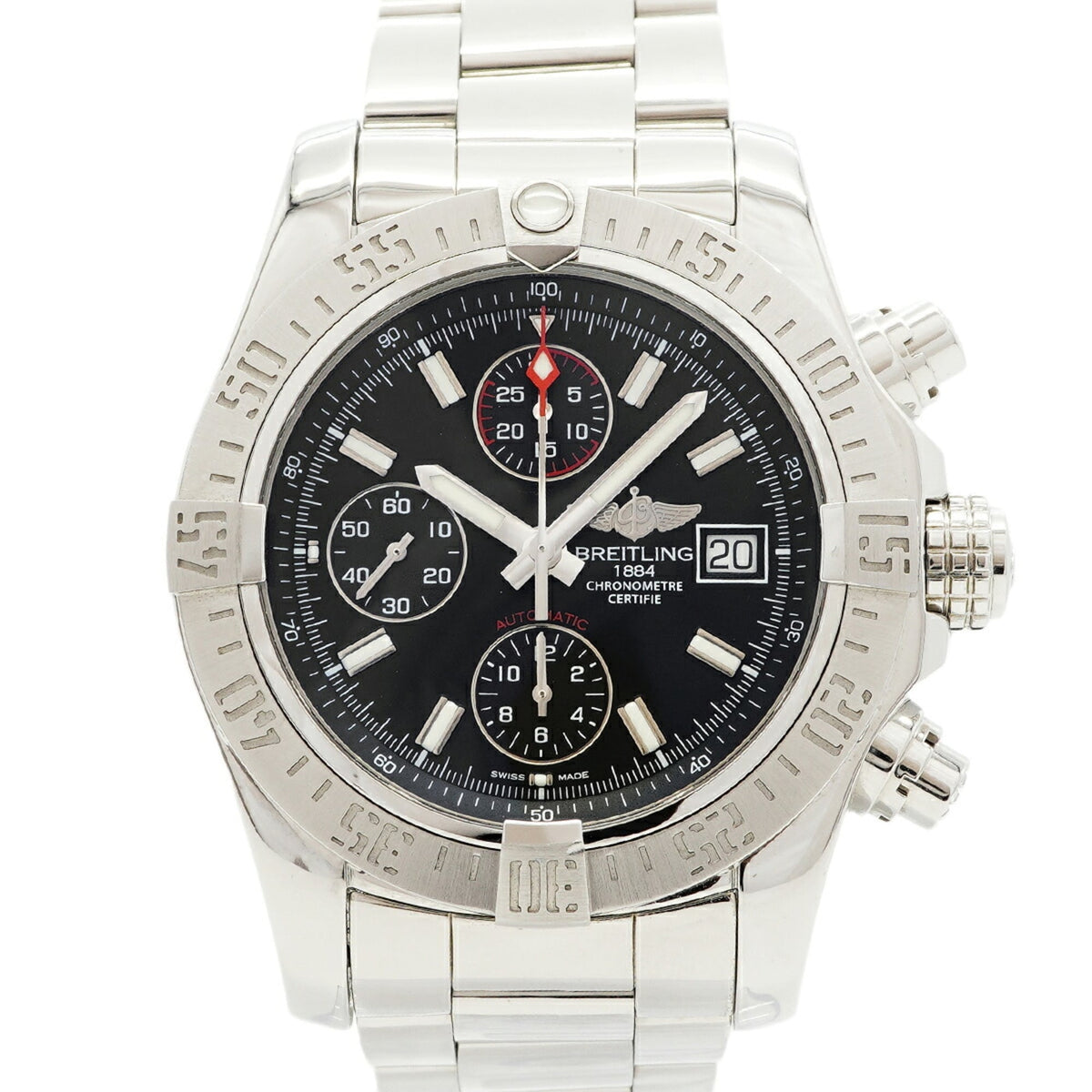 Breitling Avenger II A1338111 A13381 Black Dial Men's Watch — Good