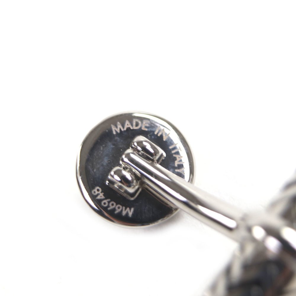 LOUIS VUITTON M66948 V-Karakoram Cufflinks, Silver, Made in Italy, Men's, Business Recommended ◎ — Like New