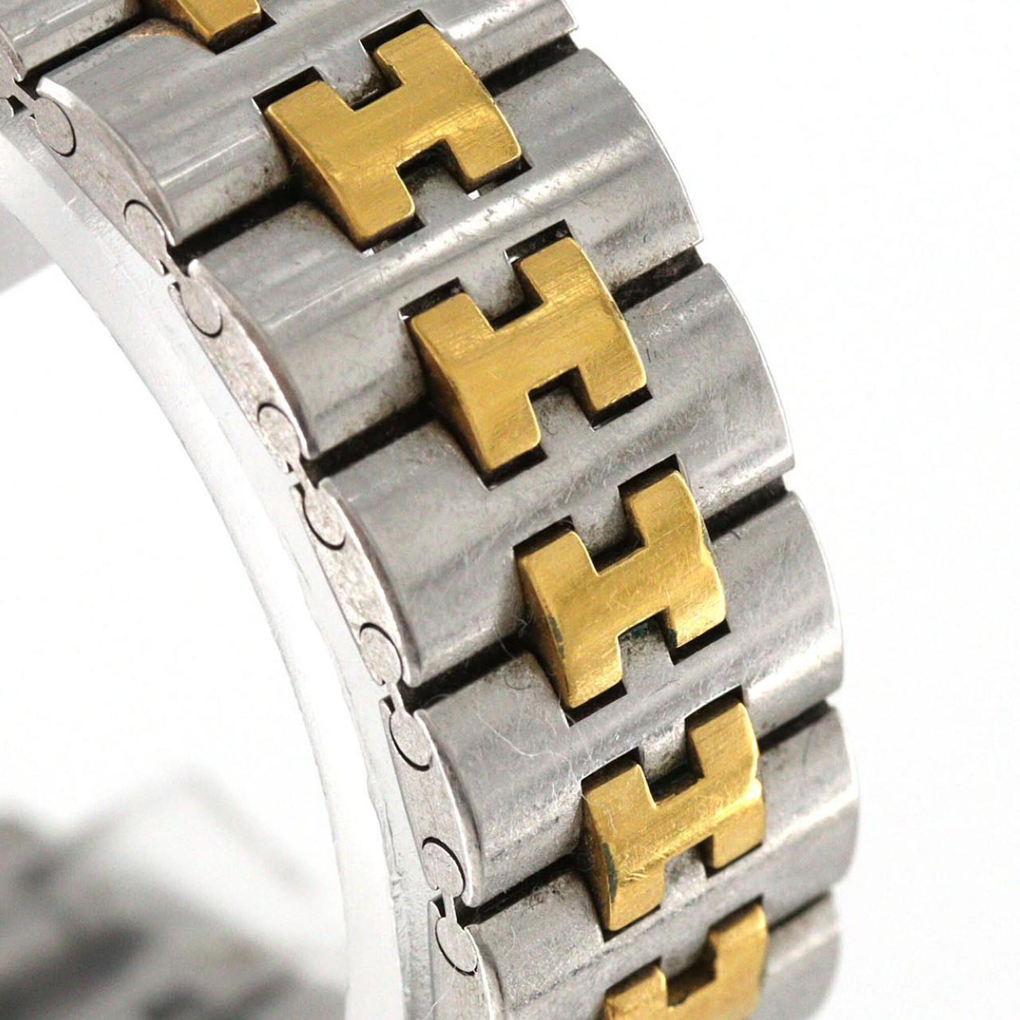 Hermes Sellier Combination SSxGP Quartz Watch — Good