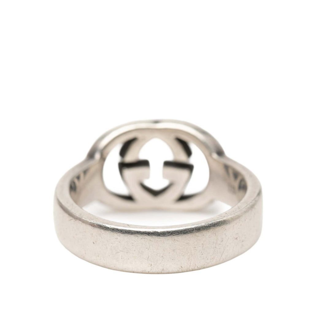 Gucci Interlocking G Ring #15 SV925 Silver Women's GUCCI