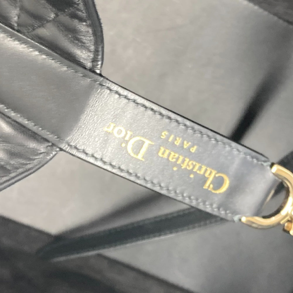 Christian Dior Dior M2821OSHJ 2WAY Bag Toujour Medium Tote Handbag with Pouch Shoulder Calfskin Women's Black — Like New