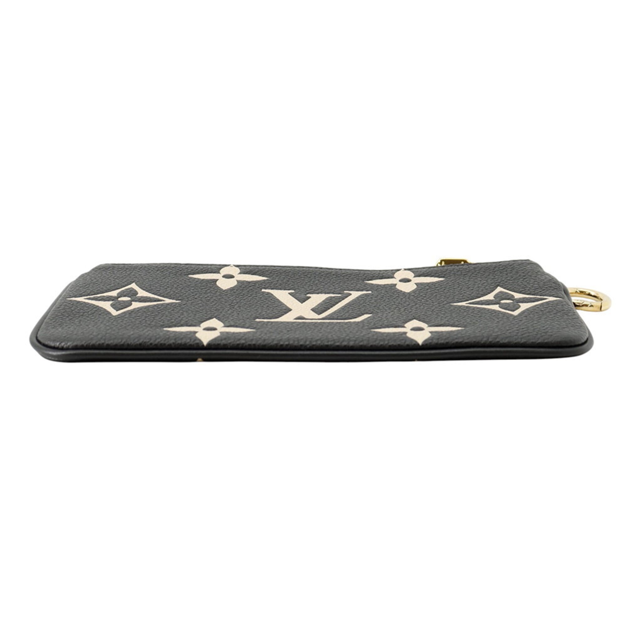 Louis Vuitton handbag pouch Monogram Empreinte Pochette Trio LV Crafty M69516 LOUIS VUITTON Black — Like New