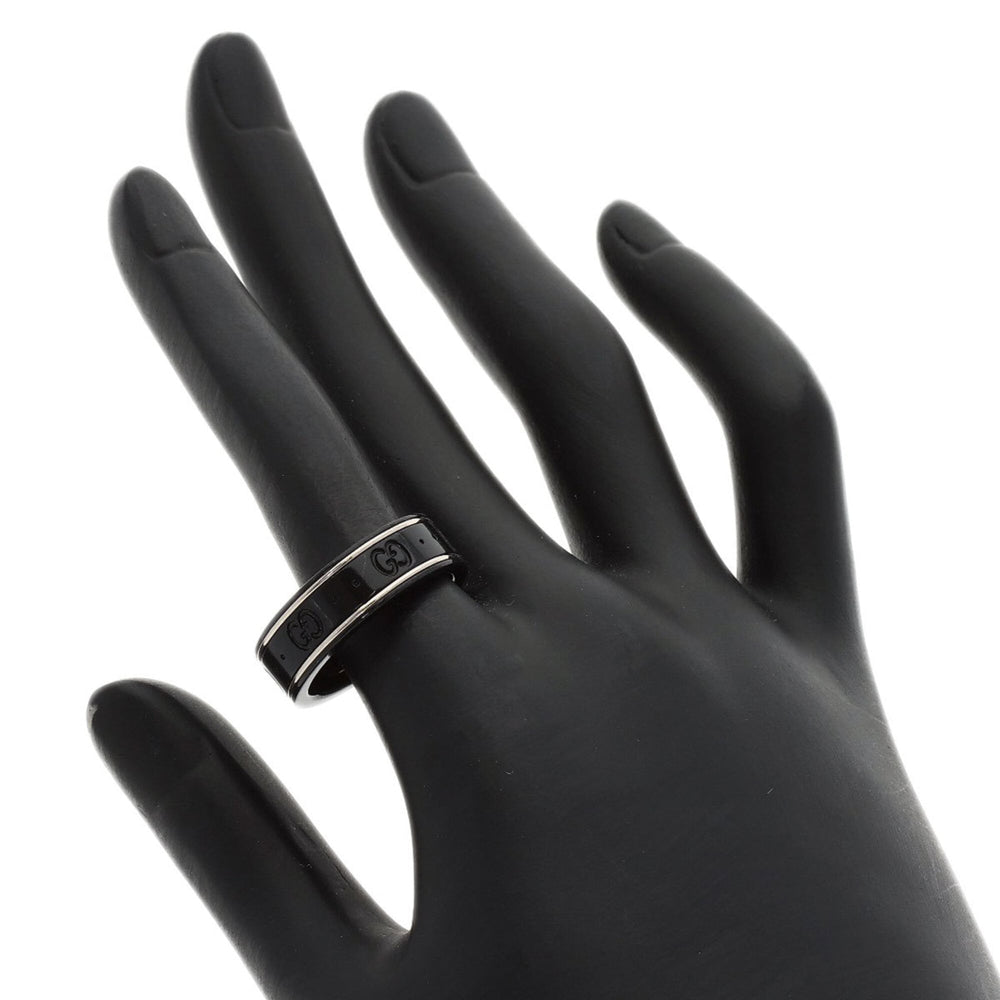 Gucci Icon Corundum #19 Ring, 18K White Gold, Women's GUCCI — Like New