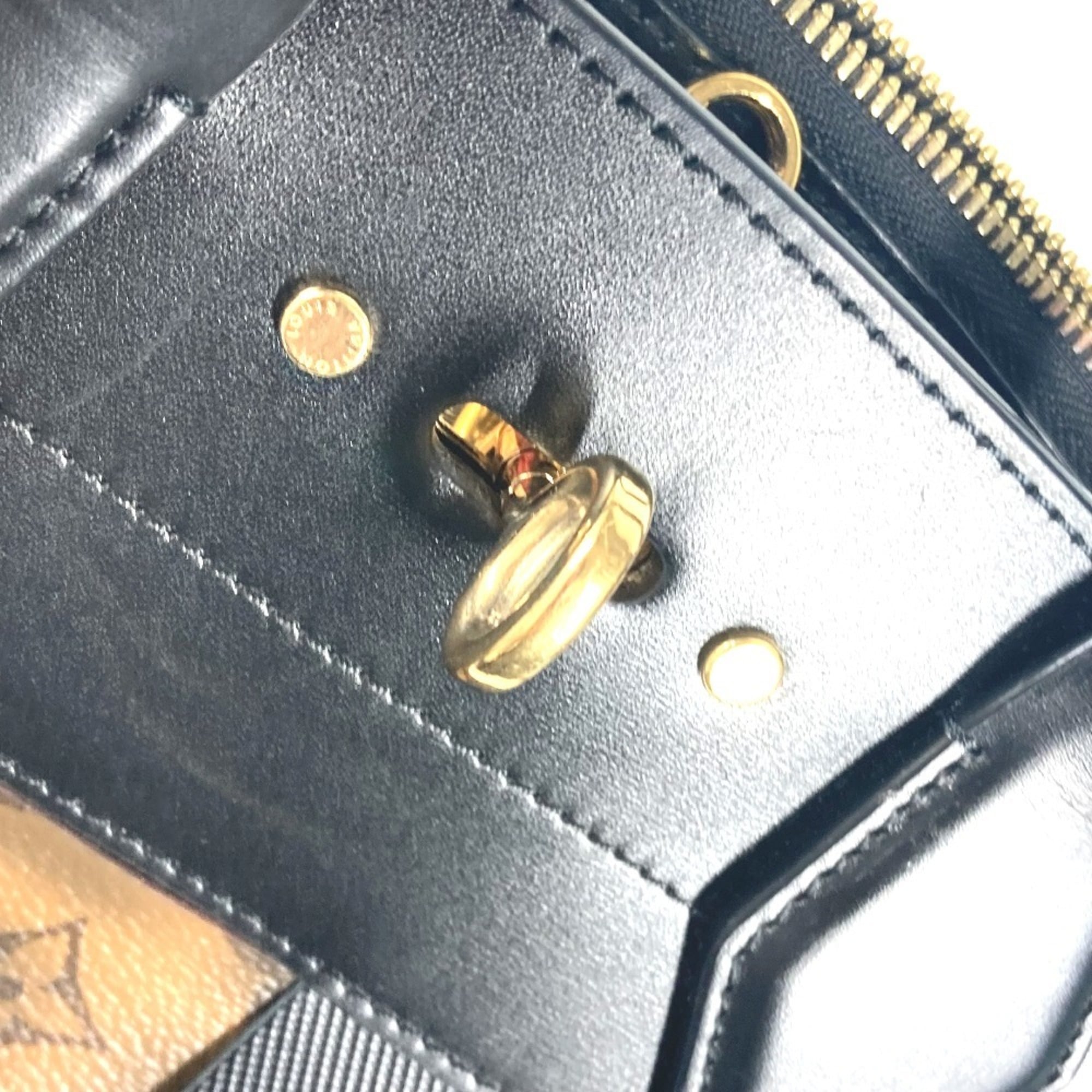 LOUIS VUITTON M53252 Monogram Reverse City Steamer PM Bag Handbag Shoulder Leather Women's Brown G-241125-20 — Like New