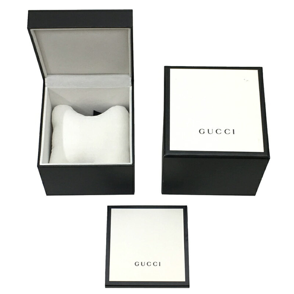 Gucci G Timeless Ladies Watch YA126580 126.5 Gold Plated White Shima Dial — Good