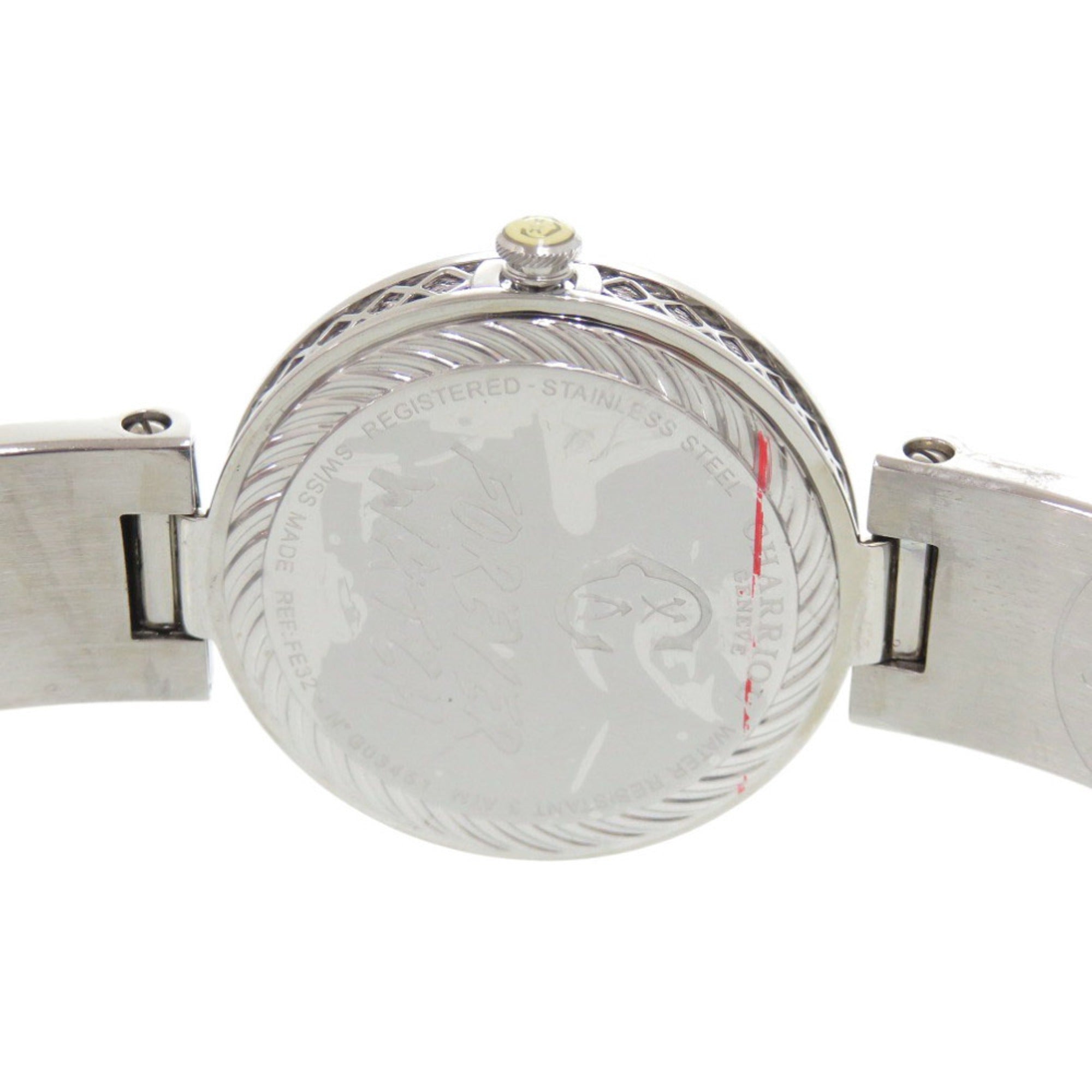 Unused Charriol FOREVER WATCH FE32.101.000 Stainless Steel White Shell Dial Quartz Wristwatch 1439 CHARRIOL — Like New