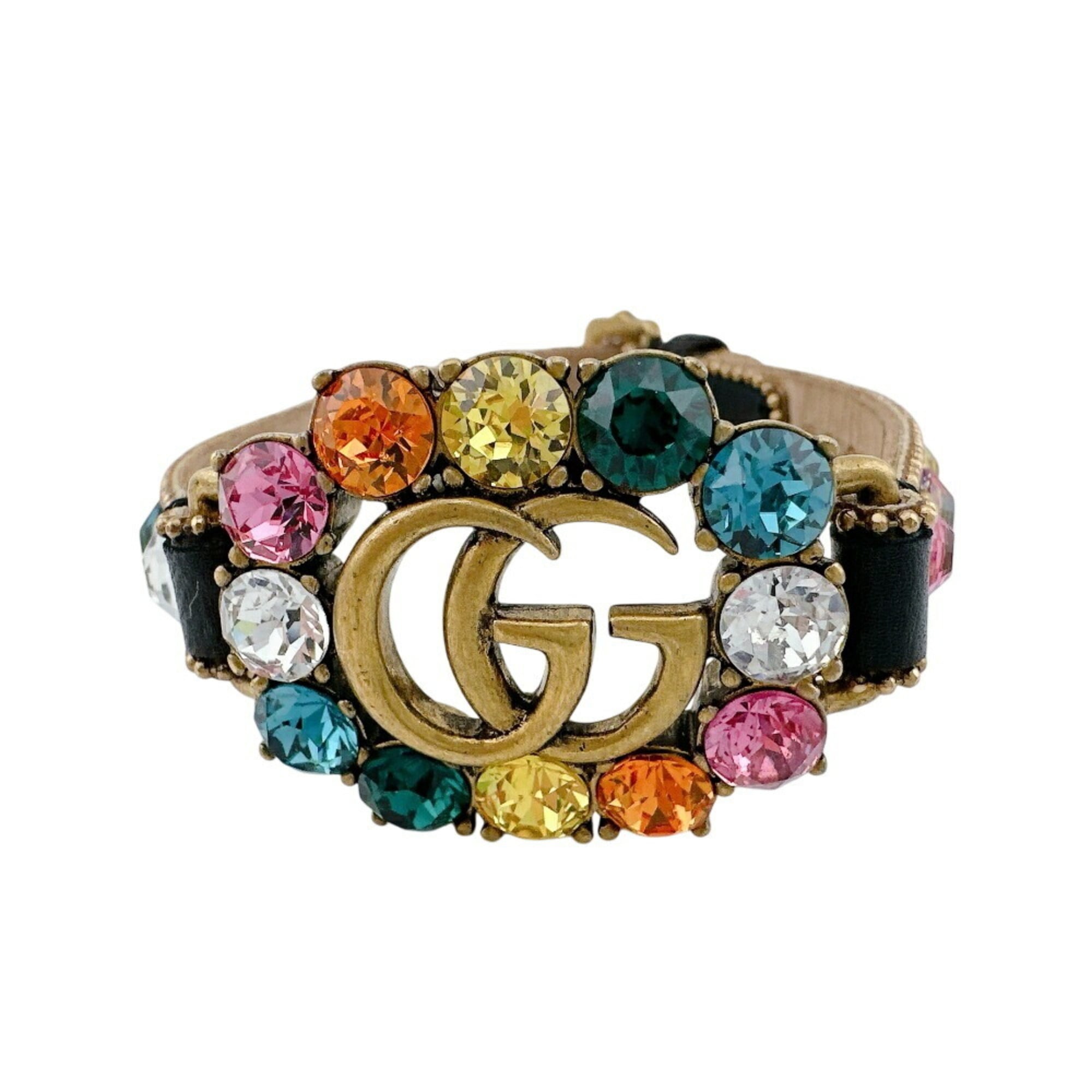 GUCCI GG Crystal Bracelet Multicolor Women's